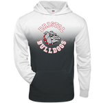 Bristol Bulldogs Ombré Black Hooded Sweatshirt