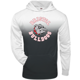 YOUTH Bristol Bulldogs Ombré Black Hooded Sweatshirt